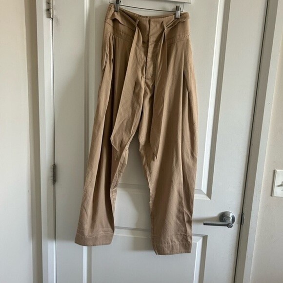 REVOLVE Divine Heritage Pants High Rise Trousers Khaki S New - Picture 13 of 13